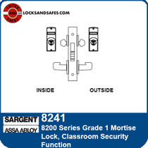 Sargent 8241 Classroom Security Mortise Lock