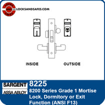 Sargent 8225 Dormitory Mortise Lock | Sargent 8225 Exit Mortise Lock