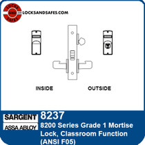 Sargent 8237 Classroom Mortise Lock