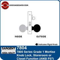 Sargent 7804 Storeroom Mortise Lock | Sargent Closet Function