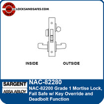 Sargent NAC-82280 Fail Safe Mortise Lock | Sargent NAC82280