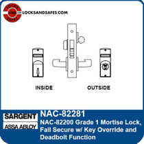 Sargent NAC-82281 Fail Secure Mortise Lock | Sargent NAC82281