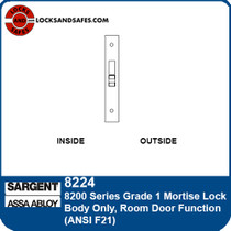 Sargent 8224 Room Door Mortise Lock Body