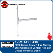 Sargent 12-MD-PE8410 | Sargent Fire Narrow Stile Concealed Vertical Rod Exit Devices