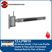 Sargent 12-LP8610 Low Profile Concealed Vertical Rod for Pair of Doors