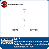 Sargent 8217 Asylum Mortise Lock | Sargent 8217 Institutional Mortise Lock