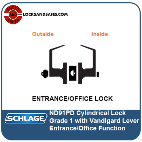Schlage ND91 Entrance Lock | Schlage ND91 Office Lock