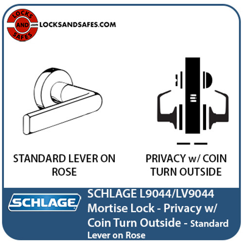 Schlage L9000 Series Mortise Lock Case, Lockbody Only