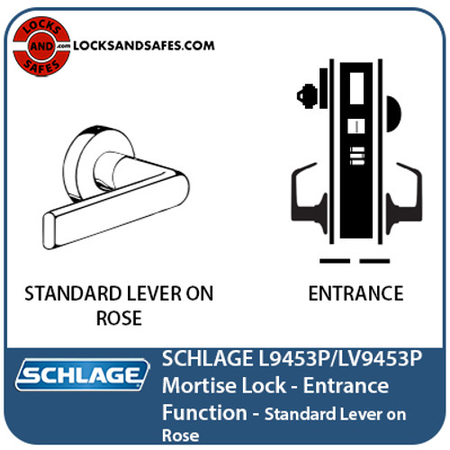 Schlage L9453 Mortise Lock | Schlage Entrance Lock