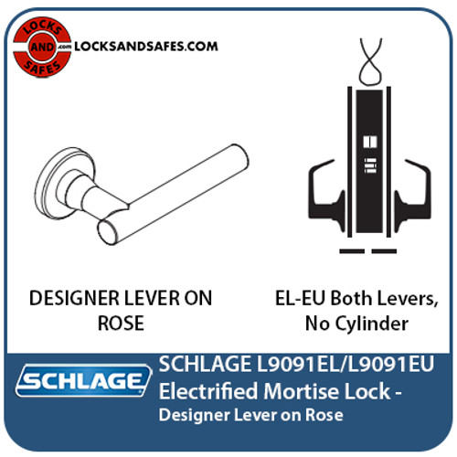 Schlage L-9091 Mortise Lock | With Door Position Sensor DPS
