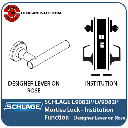 Schlage L-9082 Mortise Lock | Schlage Double Cylinder Locks