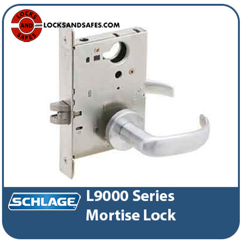 Schlage L9050 - Heavy Duty Mortise Lockset - Office Funtion