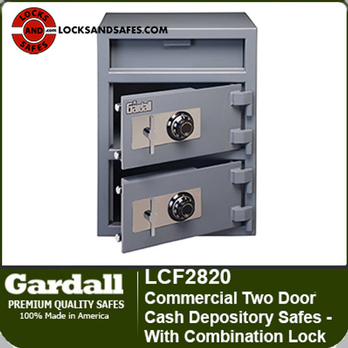 Double Door Cash Depository Safes | Commercial Light Duty Depository Safes | Gardall LCF2820