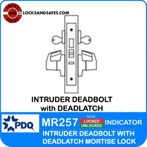 PDQ MR257 Indicator Lock | Intruder Locks with Indicator | School Safety Door Locks