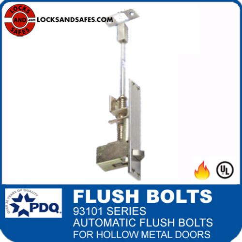 93101 Series Automatic Flush Bolts For Hollow Metal Doors