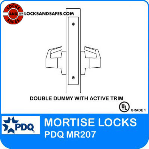 Grade 1 Double Dummy with Active Trim | Best 45H2DT Mortise Locks | PDQ MR207 | Best Door Locks | J Escutcheon Trim