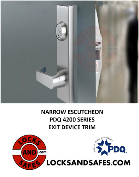 PDQ 4200 Narrow Escutcheon Trim