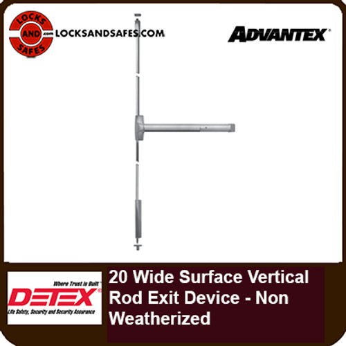 Detex 20 Surface Vertical Rod Exit Device | Detex F20 Surface Vertical Rod Exit Device