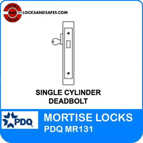 Single Cylinder Deadbolts Mortise Locks | Arrow BM40 Mortise Deadbolt | PDQ MR131 | Mortise Deadbolt Lock