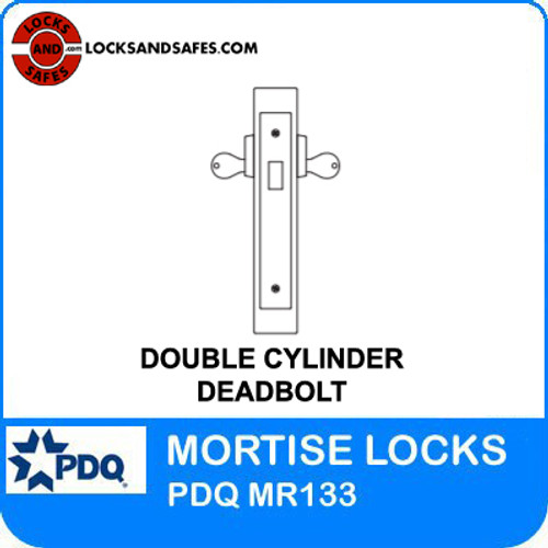 PDQ MR133 Double Cylinder Deadbolt Mortise Locks | Falcon MA371 Mortise Deadbolt | PDQ MR133 | Falcon Locks