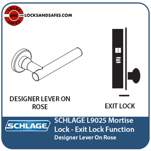 Schlage 9093 Mortise Lock  Electrically Lock/Unlock Both Levers