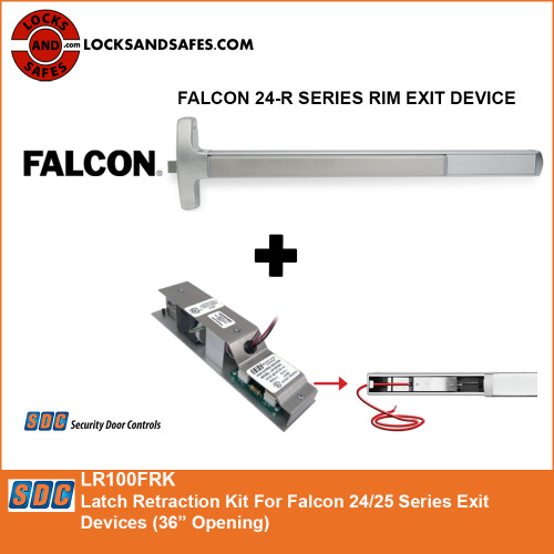 SDC LR100FRK | Electric Latch Retraction For Falcon Exit Device