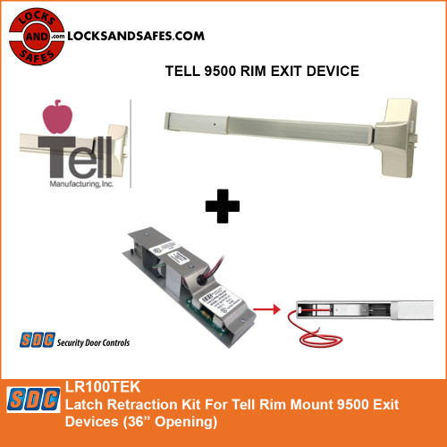 SDC LR100TEK | Electric Latch Retraction Kit for Tell Exit Device