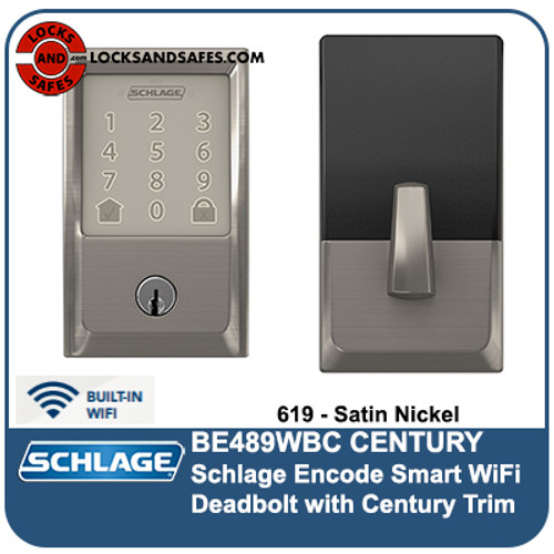 Schlage Sense™ Smart Deadbolt with Camelot trim