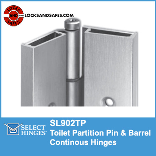 Select SL902TP Toilet Partition Pin and Barrel Continous Hinges