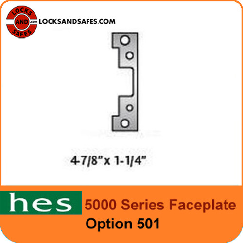 HES 501 Option - 5000 Series Faceplate