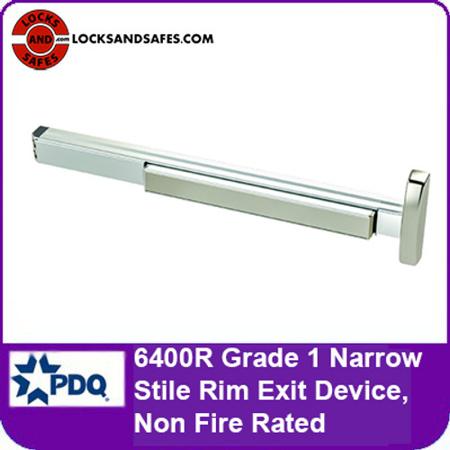 PDQ 6400R Rim Narrow Stile Exit Device | PDQ 6410R | PDQ 6420R