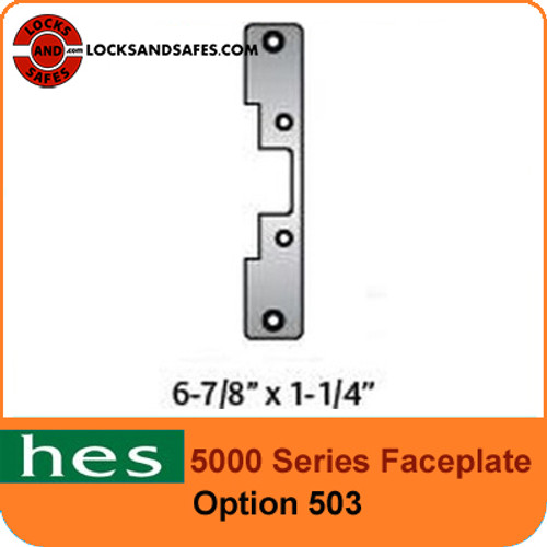 HES 503 Option - 5000 Series Faceplate