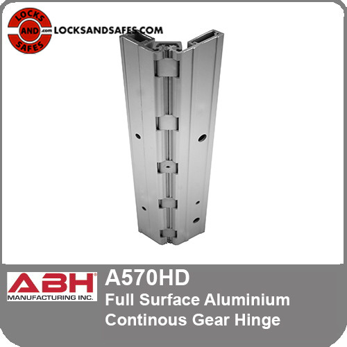ABH A570HD Full Surface Aluminum Continuous Gear Hinges