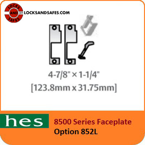 HES 852L Option - 8500 Series Faceplate