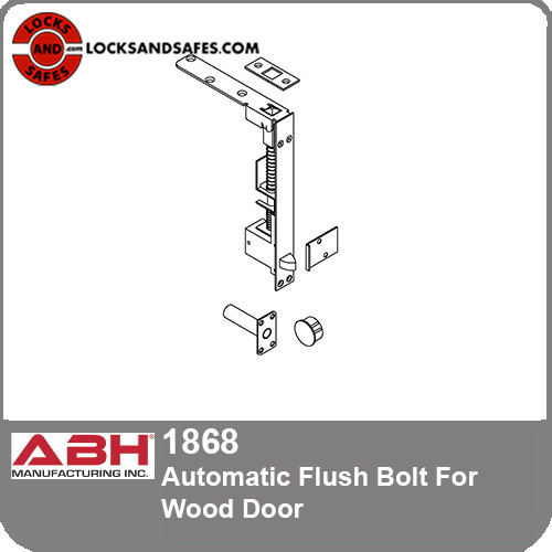 ABH 1868 Automatic Top Flush Bolt with Bottom Fire Bolt For Wood Doors