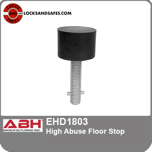 ABH EHD1803 High Abuse Floor Stop, 3-1/4" W x 2" H