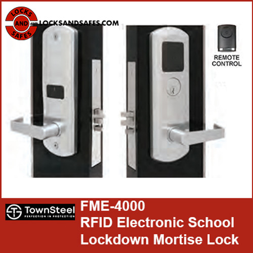 Townsteel FME-4000 | Standalone Electronic School Lockdown Mortise Lock with RFID