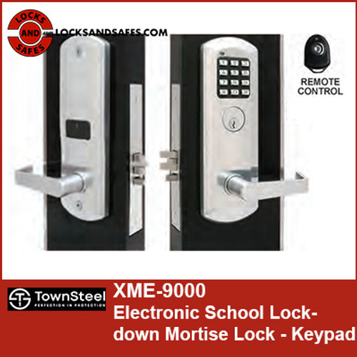 Townsteel XME-9000 | Standalone Electronic School Lockdown Mortise Lock with Keypad