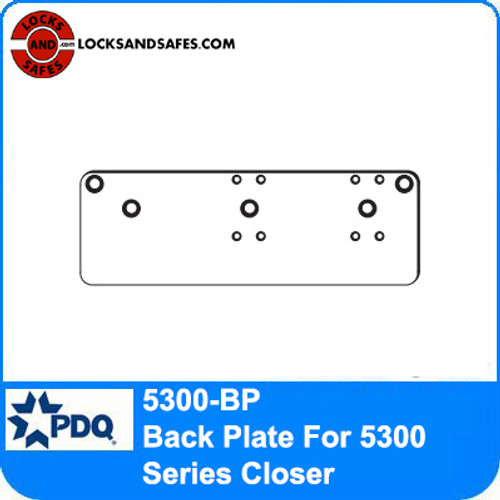 PDQ Back Plate for 5300 Series Closer