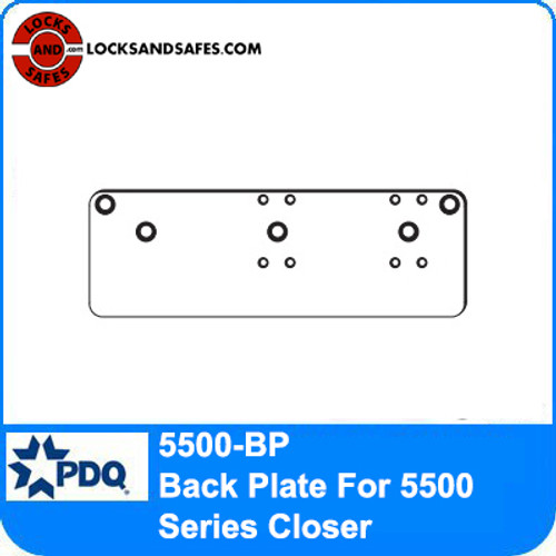 PDQ Back Plate for 5500 Series Closer