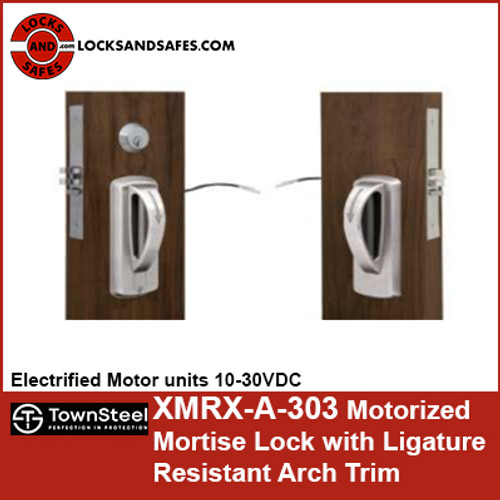 Townsteel XMRX-A-303 | Grade 1 Motorized Ligature Resistant Motise Lock with Arch Trim | TX XMRXA-303