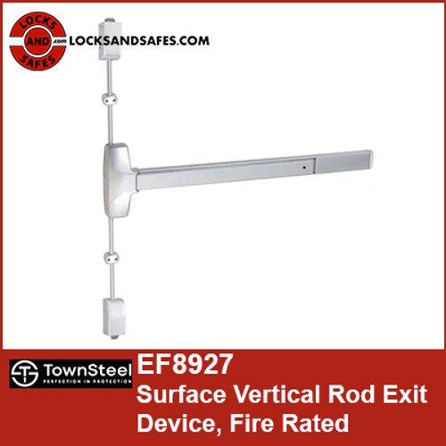 Townsteel EF8927 Surface Vertical Rod Exit Device, Fire Rated | Townsteel 8927