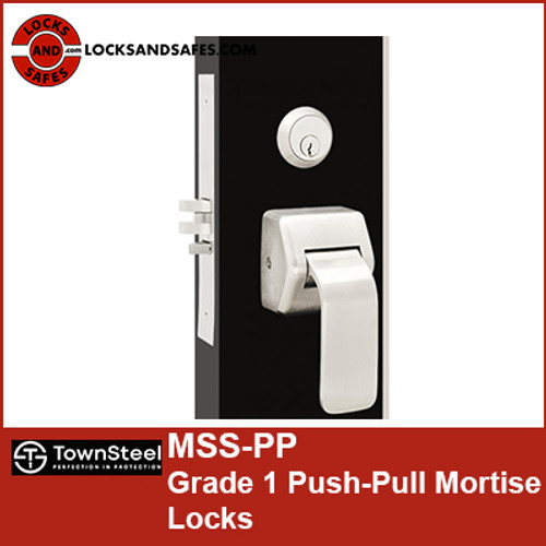 Townsteel MSS-PP Grade 1 Push-Pull Mortise Locks | Townsteel MSS PP