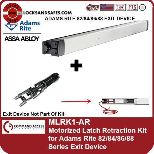 Command Access MLRK1-AR | Motorized Latch Retraction (MLR) Kit for Adams Rite 82/84/86/88 Series Exit Device