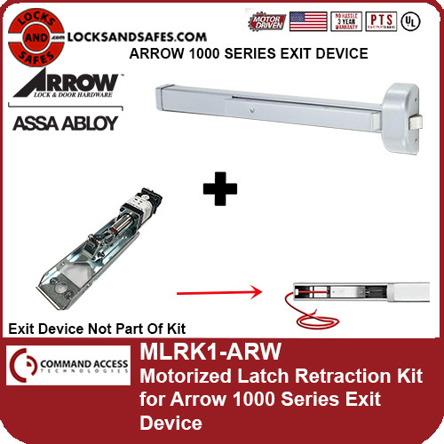 Command Access MLRK1-ARW | Motorized Latch Retraction (MLR) Kit for Arrow 1000 Series Exit Device