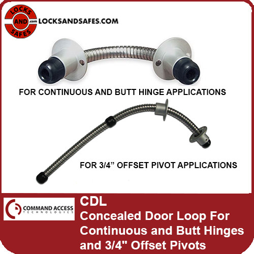 Command Access CDL Concealed Door Loop | For Continuous and Butt Hinges and 3/4" Offset Pivots