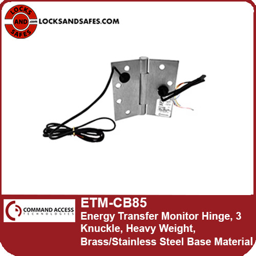 Command Access CB85 | Heavy Weight 3 Knuckle Monitored Butt Hinge