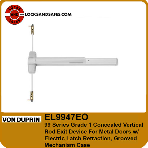 Von Duprin EL9947EO Concealed Vertical Rod Device | Von Duprin EL9947 CVR