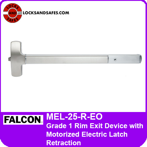 Falcon MEL-25-R-EO | Grade 1 Rim Exit Device with Motorized Electric Latch Retraction