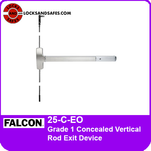 Falcon 25-C-EO | Falcon 25-C Concealed Vertical Rod Exit Device